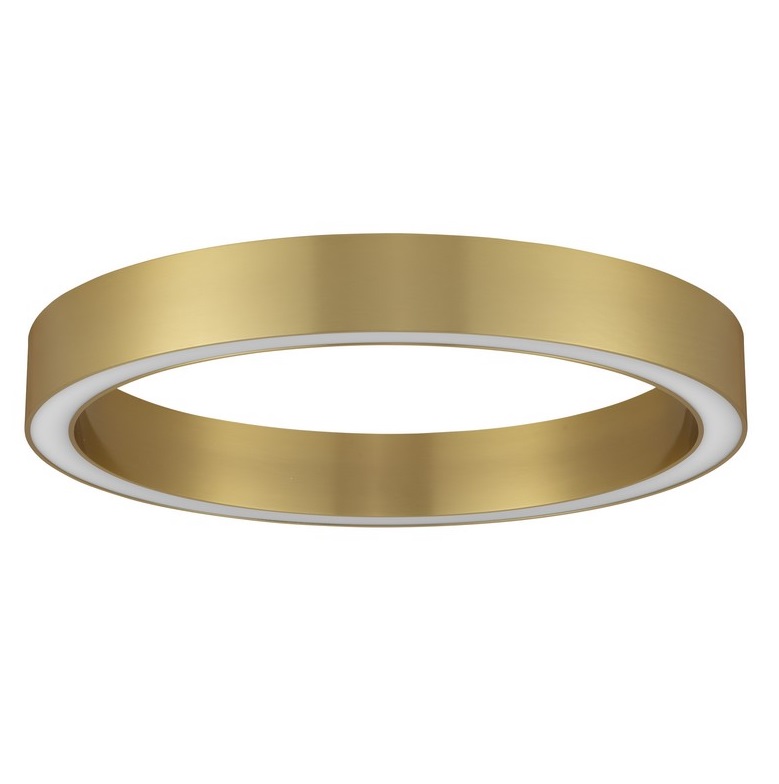 Złoty plafon sufitowy Tovia 60 - ring LED
