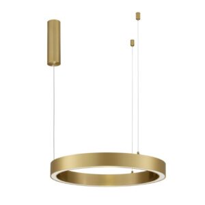 Złoty żyrandol Tovia 60 - elegancka obręcz LED