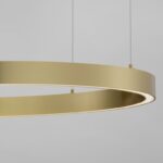 Żyrandol LED Tovia - złoty ring