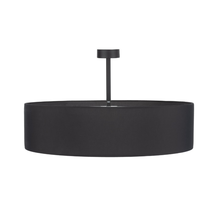 Żyrandol sufitowy Rondo 60 - czarny