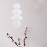 Biała lampa wisząca dekoracyjna do salonu - Orlando Plus Argon