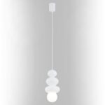 Biała lampa wisząca łazienkowa Orlando Plus - IP44
