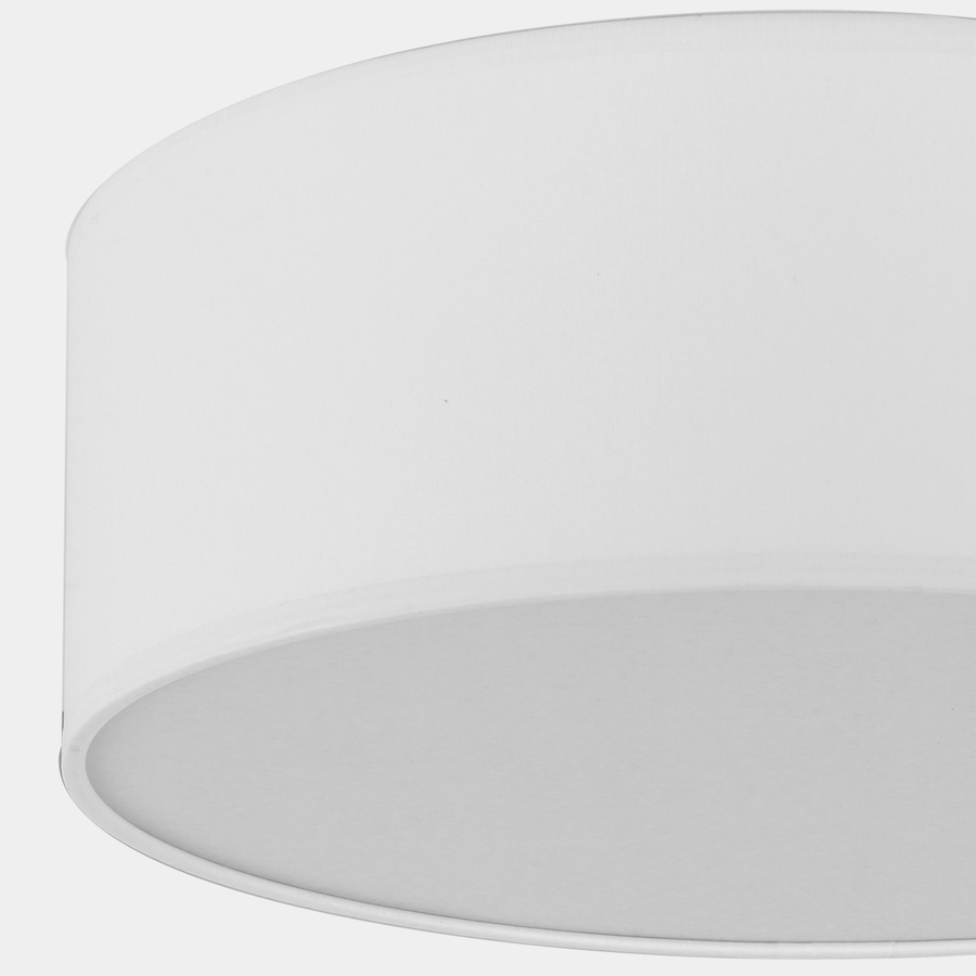 biały nowoczesny plafon rondo tk lighting
