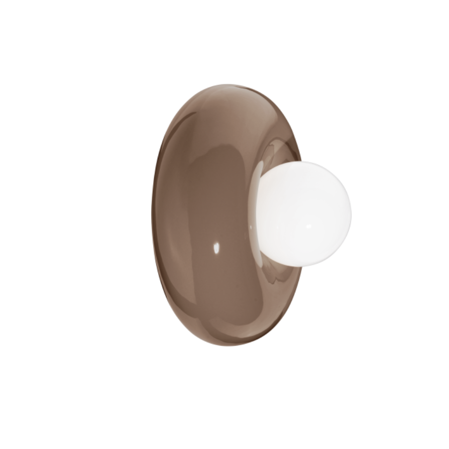 Ceramiczna lampa sufitowa Bumbum - brązowa