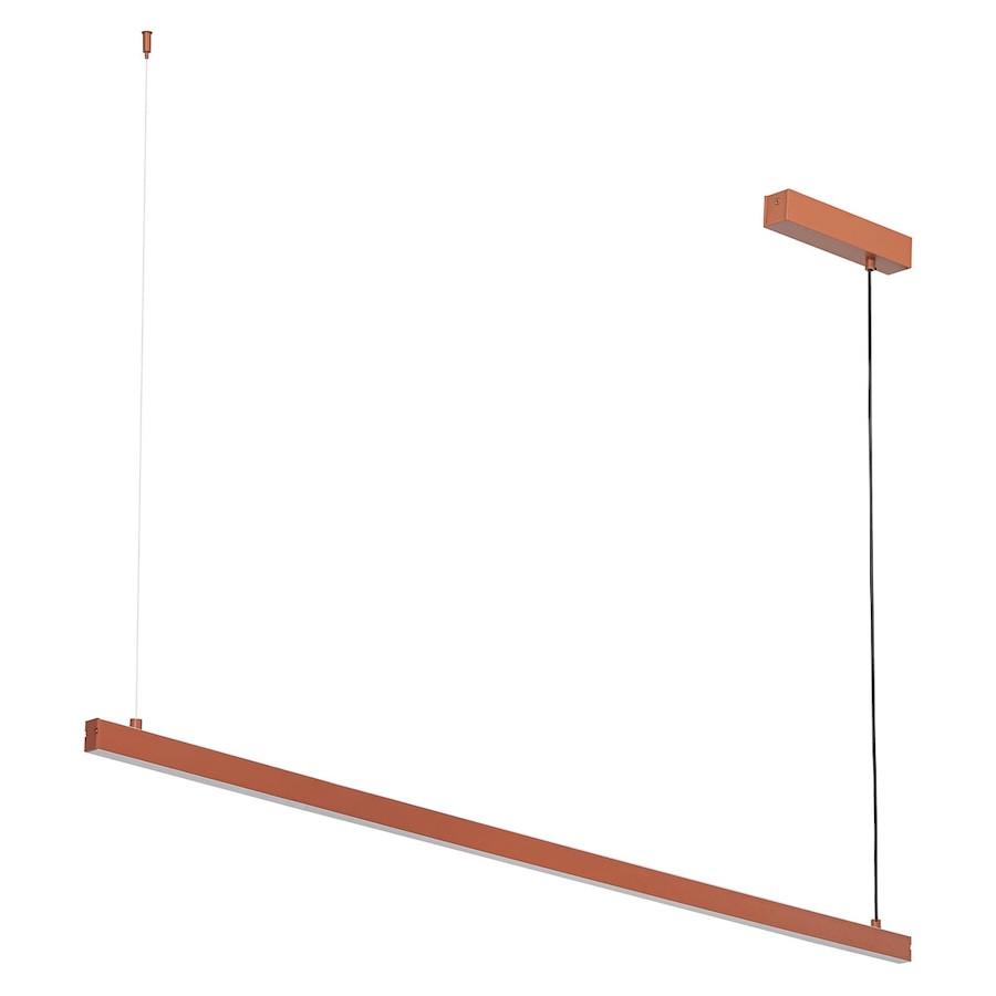Czerwona lampa wisząca belka Miami 120cm