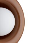 lampa sufitowa w stylu retro brązowa Tevo Argon