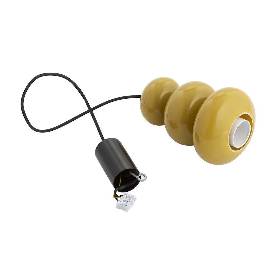 Lampa wisząca z żółtymi kulkami Orlando Argon - retro