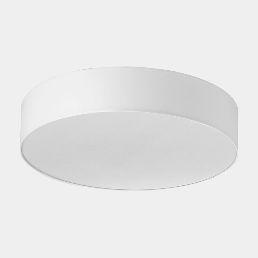 nowoczesny plafon szeroki bialy Rondo 60