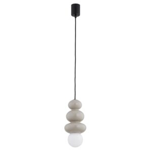 Szara ozdobna lampa wisząca Orlando Plus - IP44
