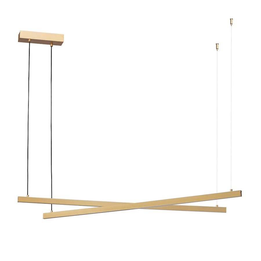 Lampa wisząca liniowa nad stół w salonie - Miami 2 Argon