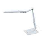 Biała lampka biurkowa do nauki Mica LED - regulowana