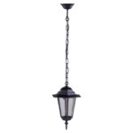 Czarna lampa wisząca tarasowa Standard IP44 - klasyczna