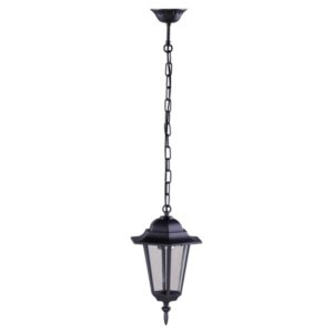Czarna lampa wisząca tarasowa Standard IP44 - klasyczna
