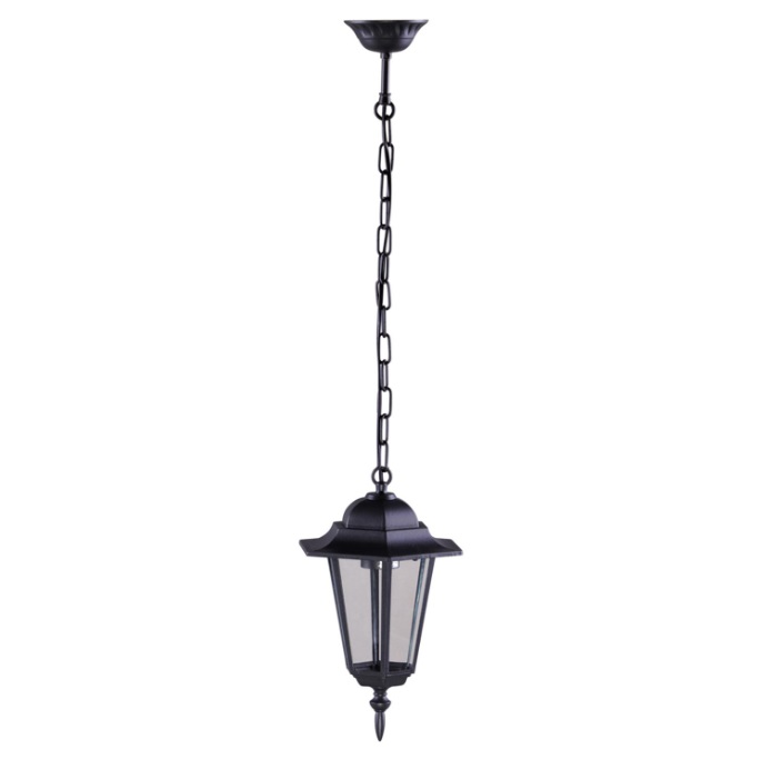 Czarna lampa wisząca tarasowa Standard IP44 - klasyczna