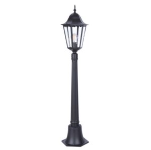 Czarny słupek ogrodowy Lozana 114cm - IP44