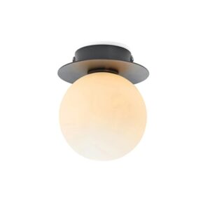 Lampa do wilgotnych pomieszczeń / kinkiet Mini - czarna IP44