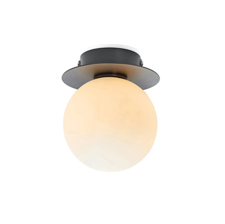 Lampa do wilgotnych pomieszczeń - kinkiet Mini - czarna IP44