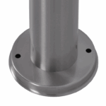 Srebrny słupek ogrodowy Ana IP44 - 100cm - mocowanie