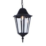 Zewnętrzna lampa wisząca IP44 Lozana - czarna