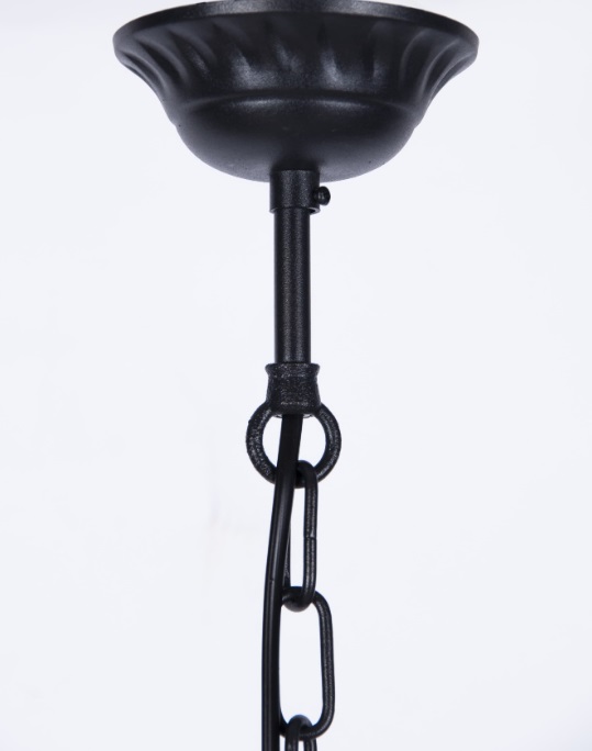 Zewnętrzna lampa wisząca Lozana - czarna