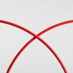 Lampa wisząca Una 4 red chilli Aldex - czerwone łuki