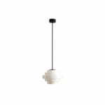 Lampa wisząca sufitowa Filo Milky M 22 - z kaskadowym kloszem 60cm