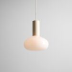 Nowoczesna lampa wisząca Flo Aldex - kremowa