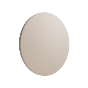 Beżowy kinkiet Aria LED L 24cm - płaskie koło IP54