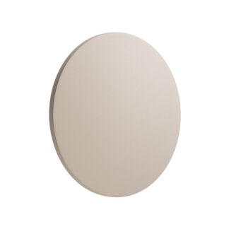 Beżowy kinkiet Aria LED L 24cm - płaskie koło IP54