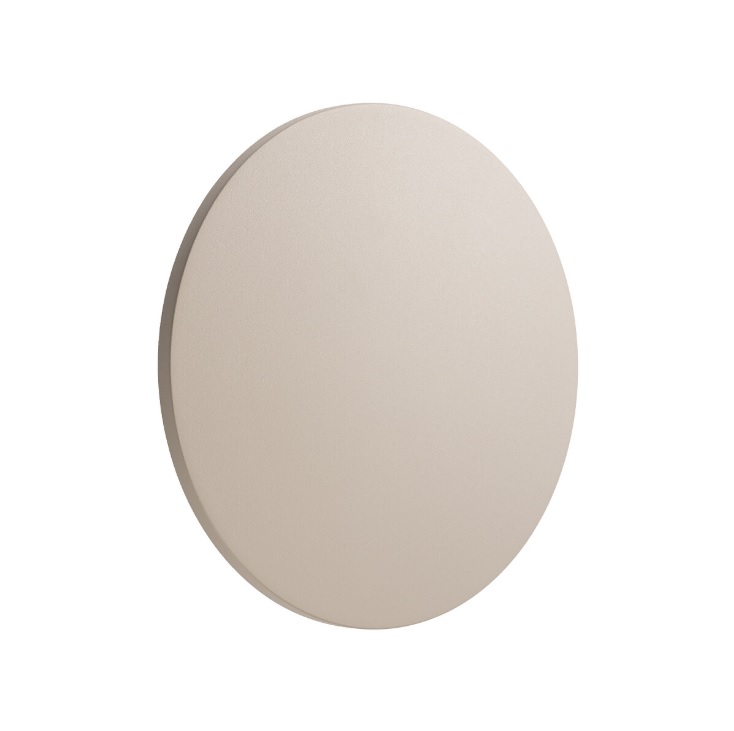 Beżowy kinkiet Aria LED L 24cm - płaskie koło IP54