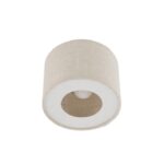 Beżowy plafon materiałowy Santana S 23cm