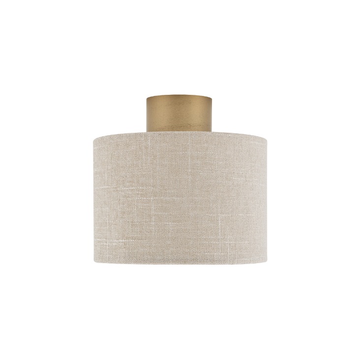 Beżowy plafon materiałowy Santana S 23cm - do przedpokoju
