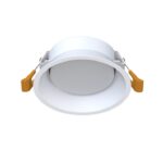 Białe oczko sufitowe do kartongipsu UNO M 12cm