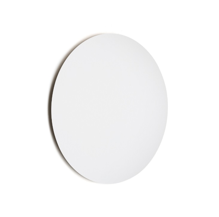 Biały kinkiet koło RING L 35cm - odbite światło LED