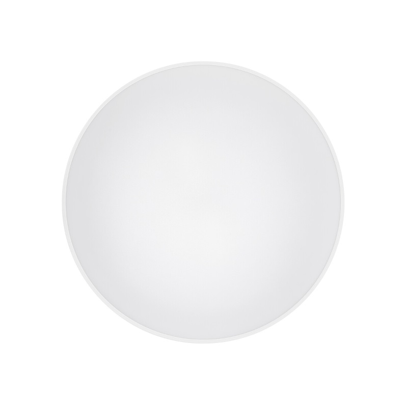 Biały plafon do łazienki Agnes Round PRO M 49cm IP44
