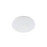 Biały plafon kuchenny Agnes Round PRO L - LED, 3000K, IP44