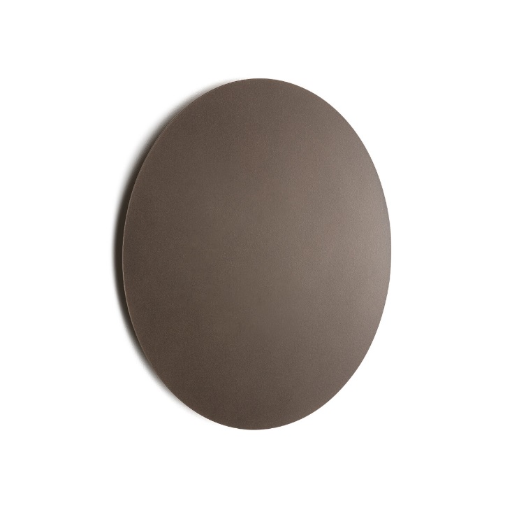 Brązowy kinkiet w planie koło RING L 35cm - ozdoba salonu