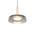 Czarna lampa wisząca nad wyspę Celeste LED