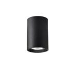 Czarna tuba sufitowa Manacor 9 - spot