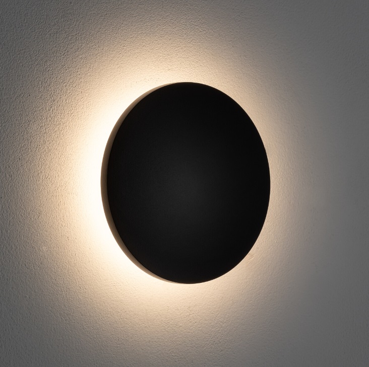 Czarny kinkiet na elewację Aria LED S 13,5cm - IP54