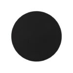 Czarny ozdobny kinkiet koło RING L 35cm - do salonu