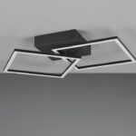 Czarny plafon LED do kuchni Trail 31W