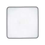 Czarny plafon do kuchni Agnes Square LED PRO M 43cm