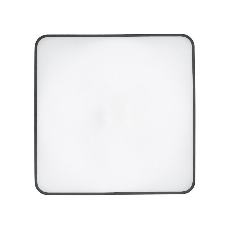 Czarny plafon do kuchni Agnes Square LED PRO M 43cm