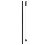 Długa czarna smukła tuba Fourty XL 110 cm