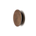 Drewniany kinkiet Ring Timber S LED 15cm - brązowy