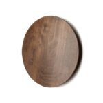 Drewniany kinkiet koło RING L 35cm - brązowy orzech