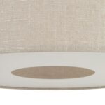 Duży plafon Santana M 50cm - beżowy z tkaniny