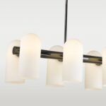 Elegancka lampa wisząca nad stół Seoul 10 - czarny chrom
