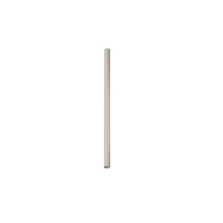 Jasnoszara lampa sufitowa tuba Fourty L 90cm